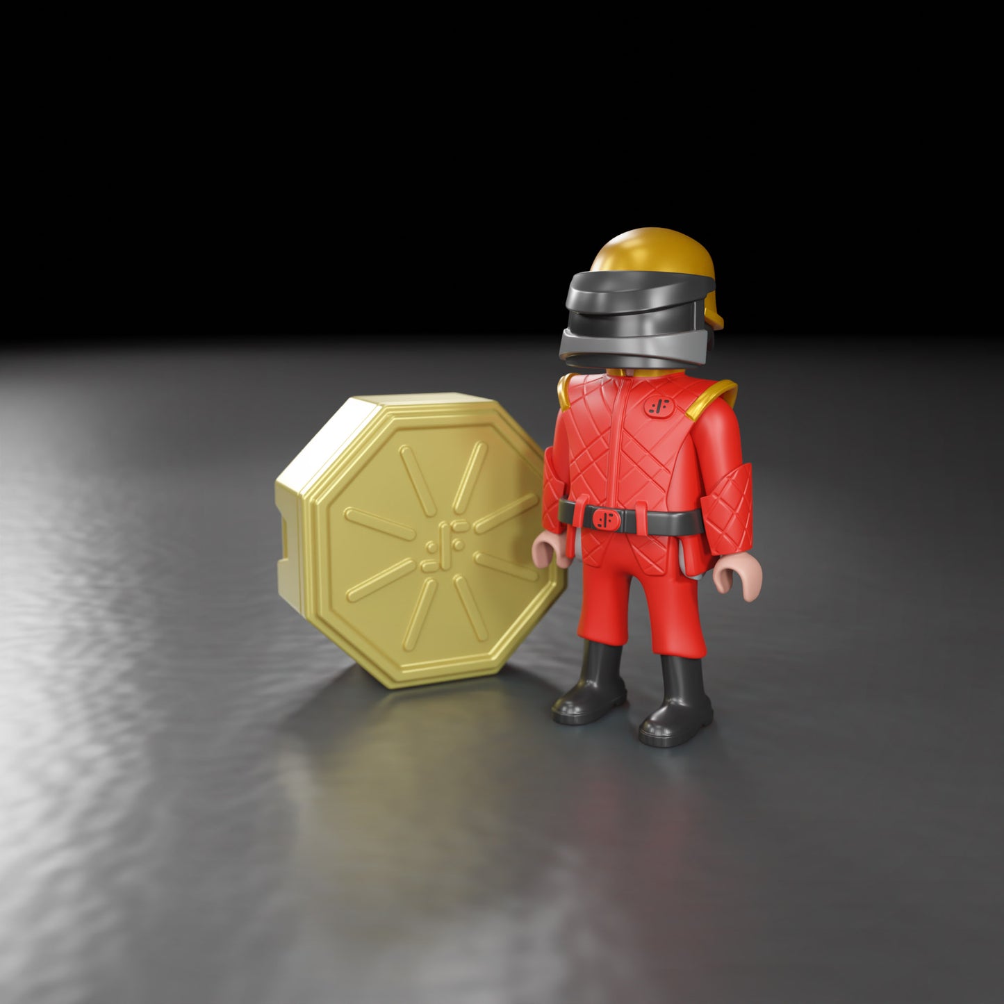"V" Visitor Guard Figure