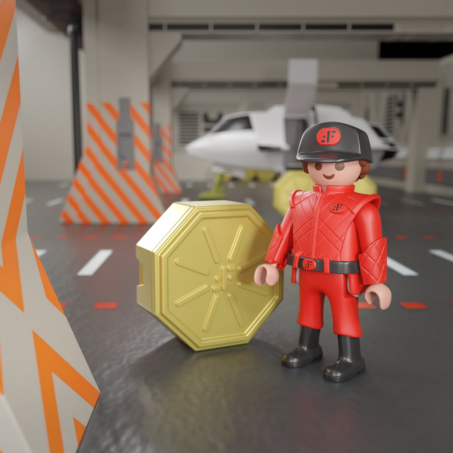 "V" Visitor Technician Figure